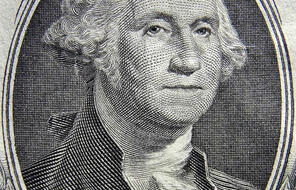 Portrait of George Washington on the Dollar Bill