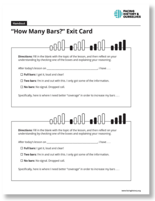 Preview Image of the How Many Bars? Exit Ticket Template. 